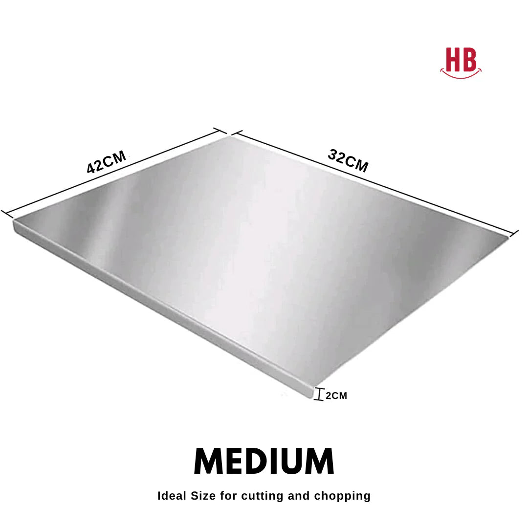 Stainless Steel Chopping Board (35x31cm)